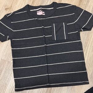 Cat & Jack Charcoal Striped Kids Tee